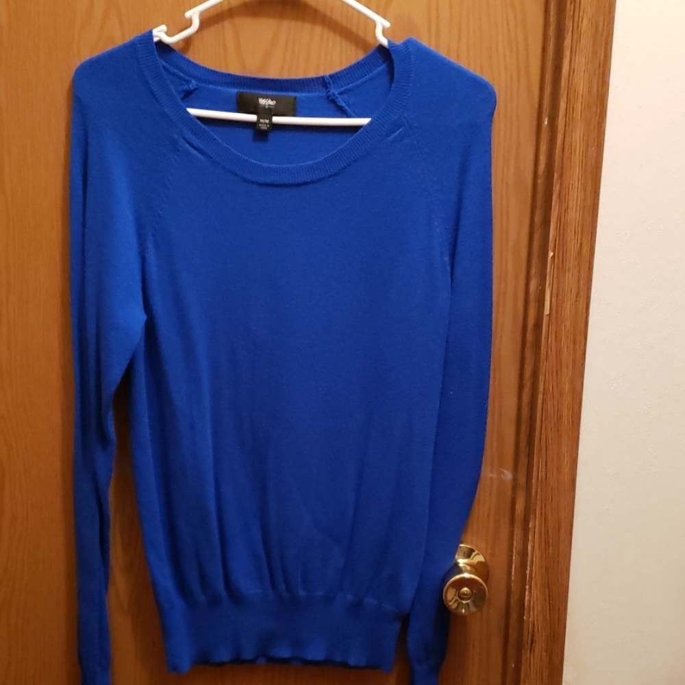 A beautiful blue sweater